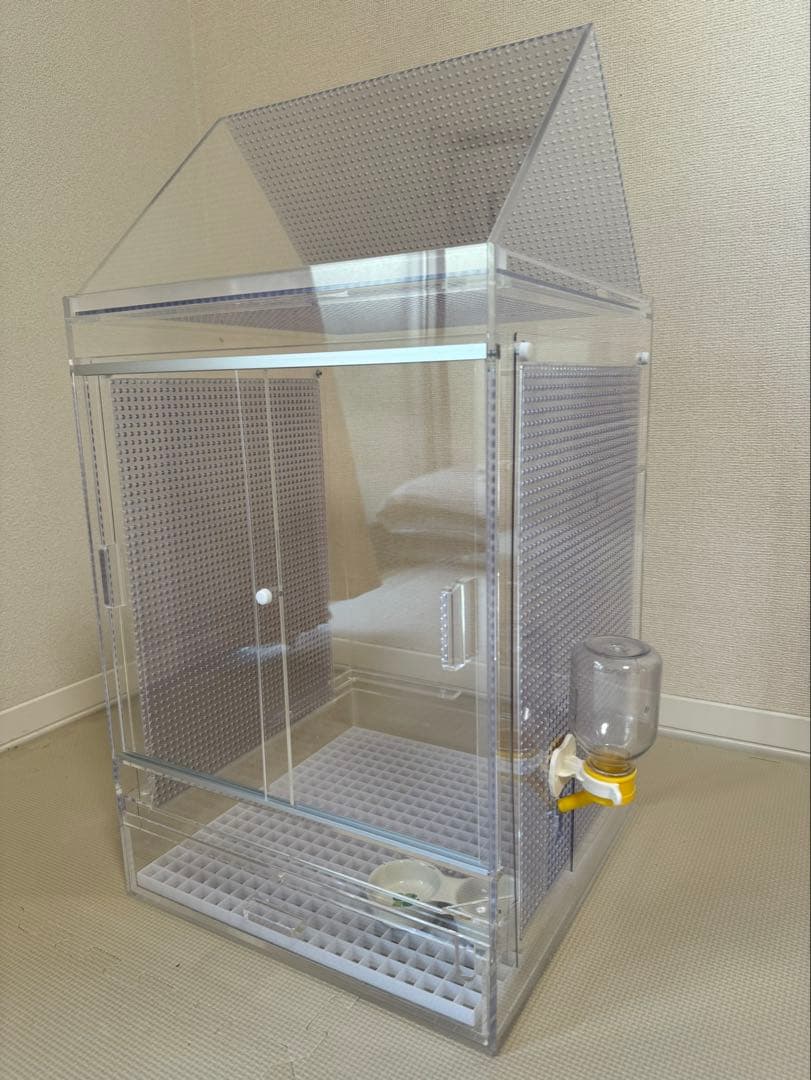 アクリルケージ　小動物　フクロモモンガ