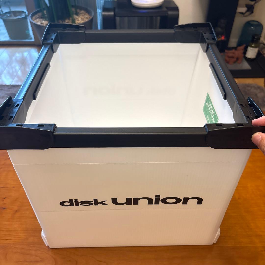 ディスクユニオン 折りたたみレコードコンテナ2 個セット