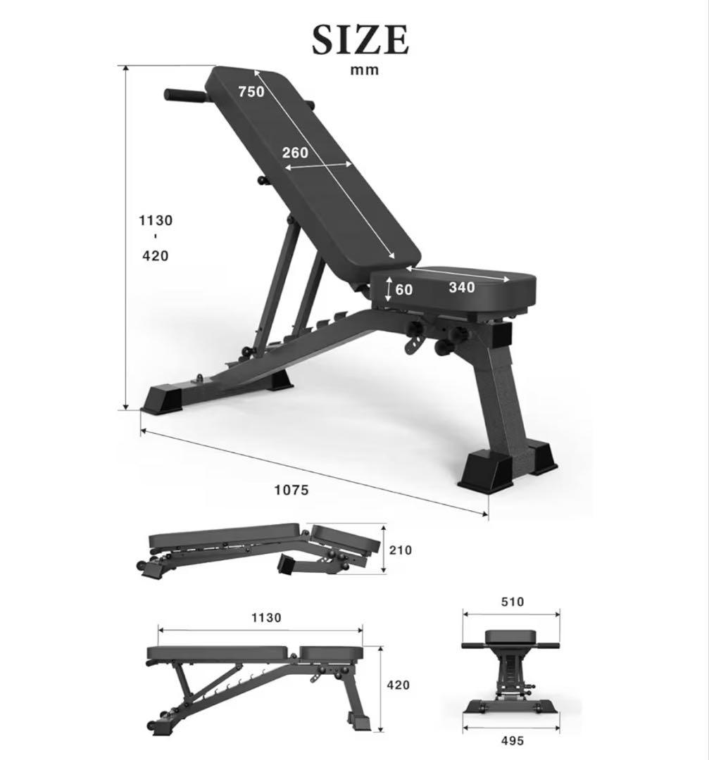 トレーニングベンチ　インクライン　ベンチプレス