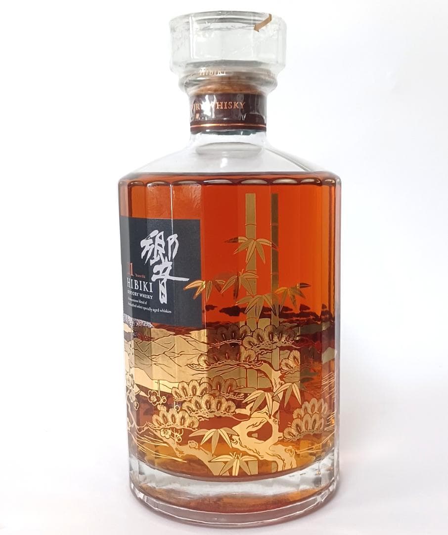 ウイスキー響 21年 意匠ボトル 花鳥風月 43% 700ml 白箱　新品未開封