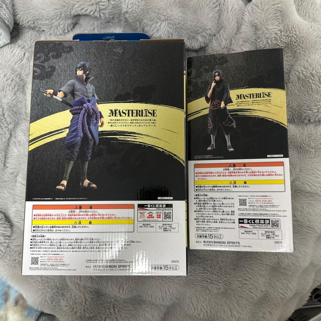 NARUTO ナルト 疾風伝 一番くじ 忍ノ絆 サスケB賞　イタチＤ賞