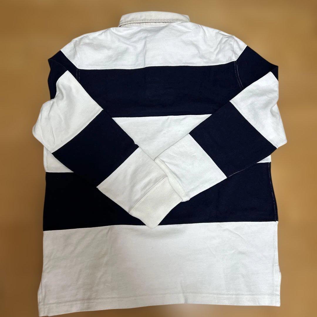 Polo Ralph Lauren ラガーシャツ L ネイビー/ホワイト