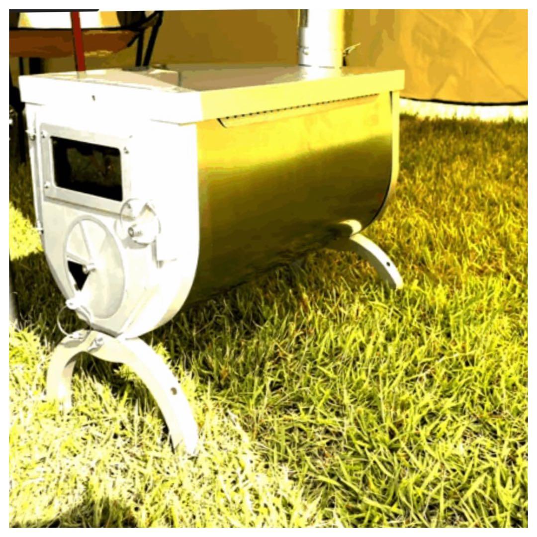 薪 ストーブ アウトドア 調理器具 暖炉 キャンプ 煙突付き 送料無料・匿名配送