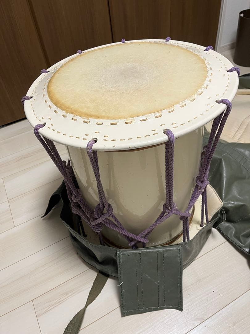 浅野太鼓　一尺六寸48センチ　英哲型　桶胴太鼓/かつぎ桶
