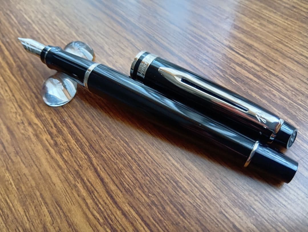 ウォーターマン 万年筆 18K エキスパート エッセンシャル ブラックCT