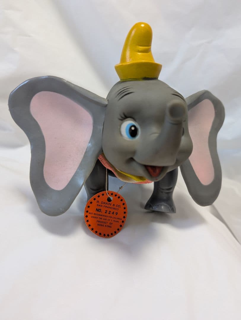 ヴィンテージ DAKIN ダンボ フィギュア ディズニー 袋付き DISNEY