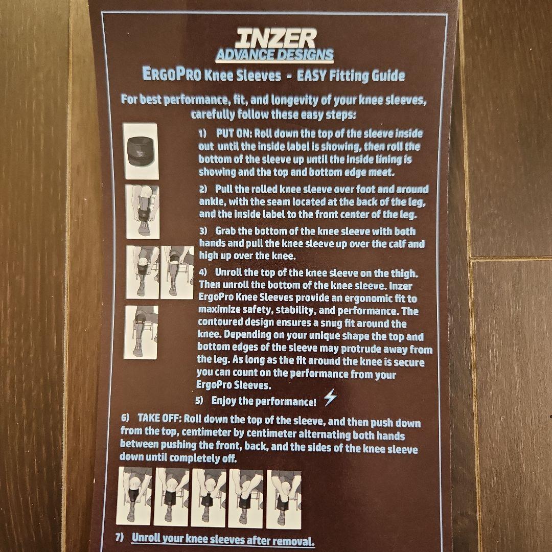 INZER ErgoPro インザー　エルゴプロ　ニースリーブ Mサイズ