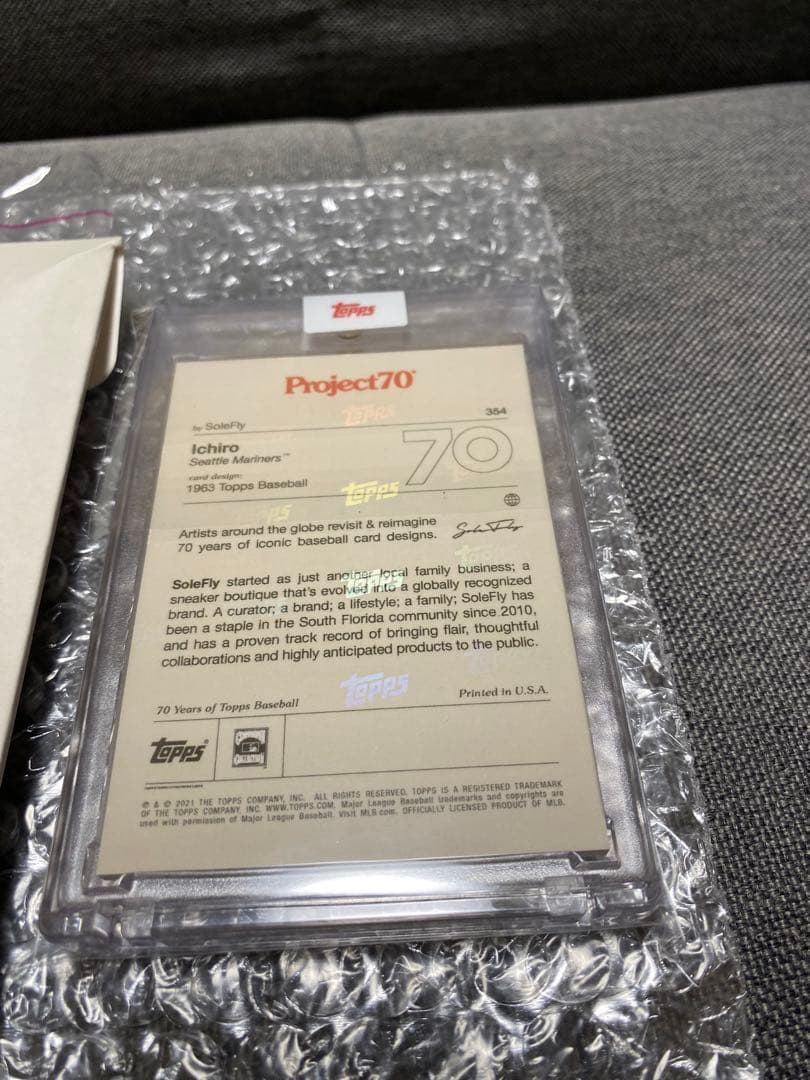 Topps Project70 イチローカード　JAPAN 美品