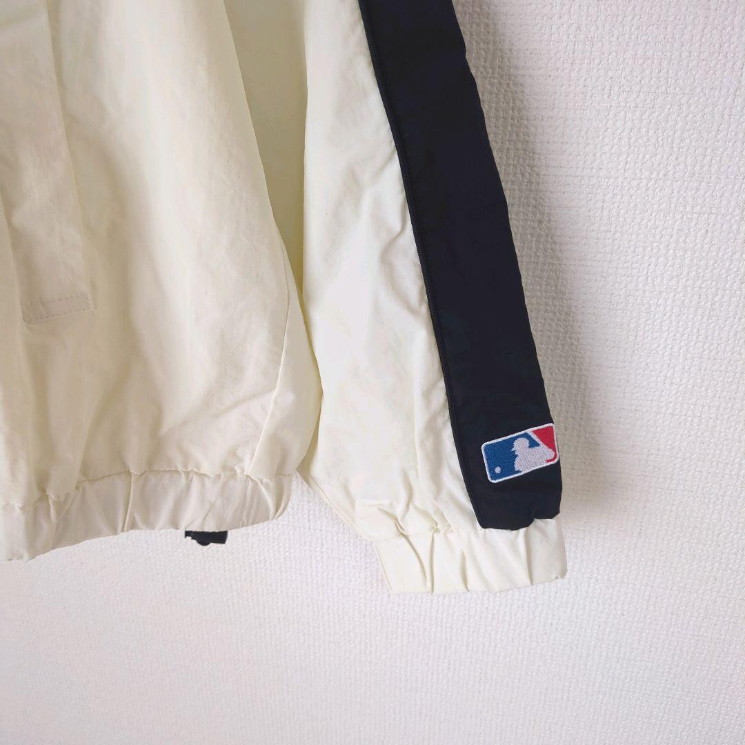 ロサンゼルス ドジャース ナイロンジャケット MLB LA 白 ゲン メンズ