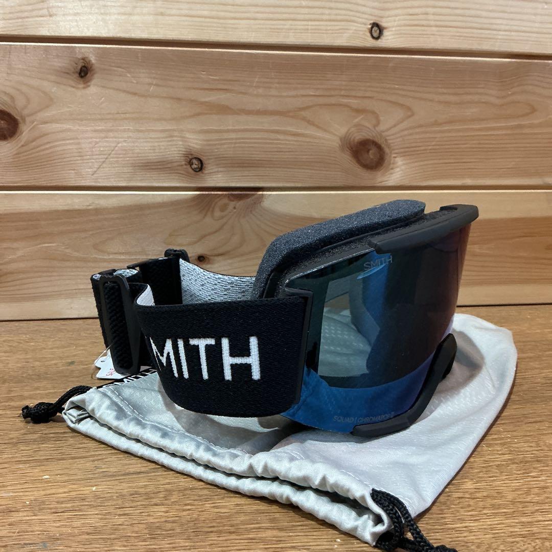 スミス　Squad Black レンズ Eveyday Blue Mirror