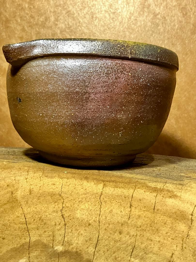 登窯焼き締め　片口　やちむん　沖縄