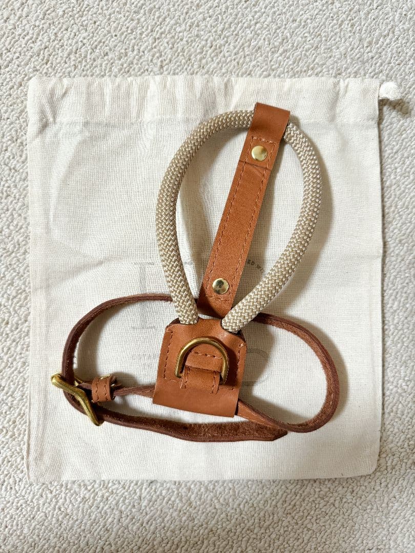 hunting pony　犬　ハーネス　キャメル