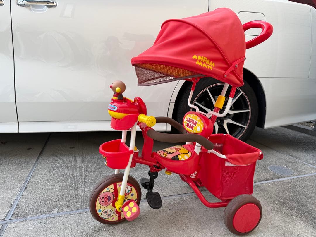 それいけ! アンパンマンデラックスII レッド 三輪車