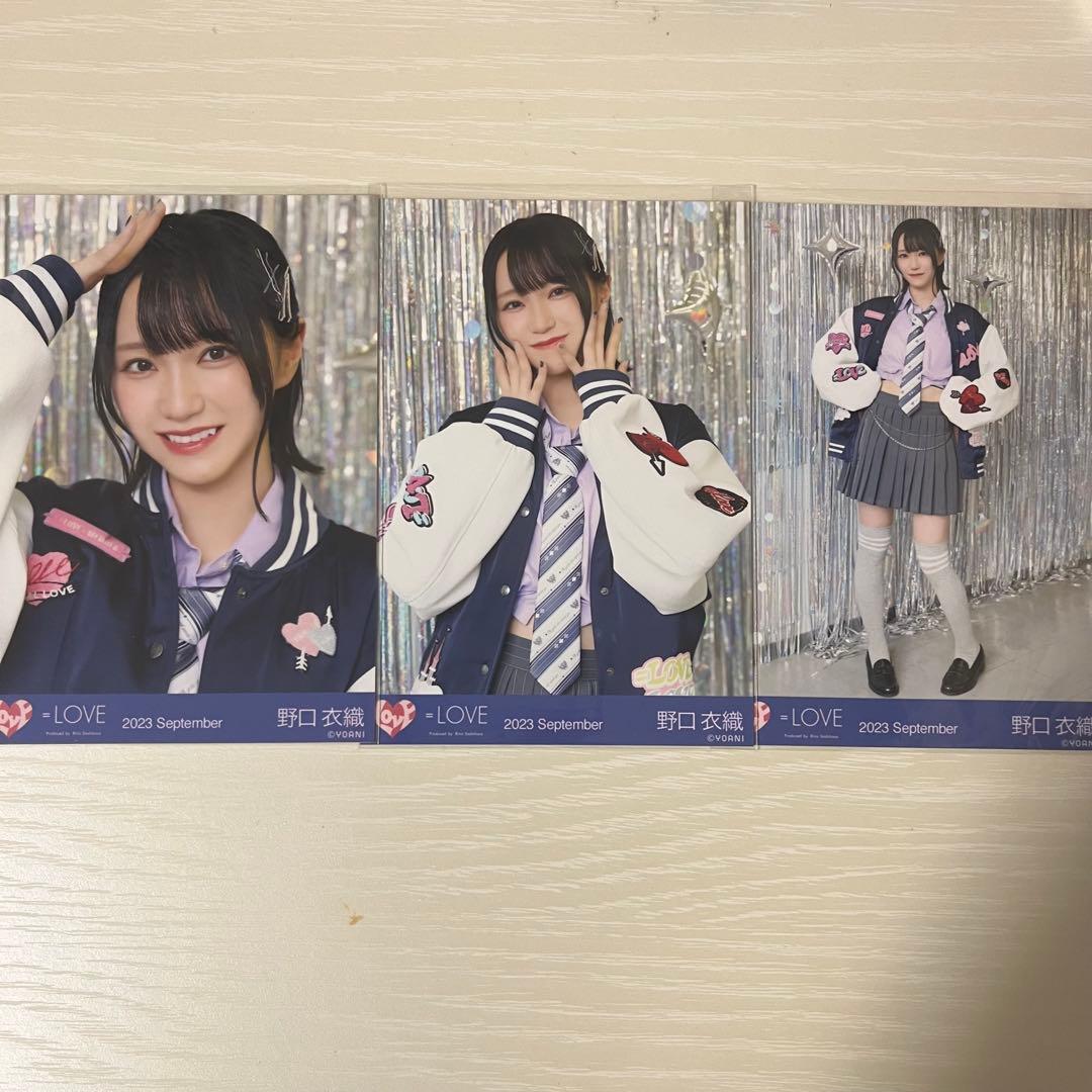 野口衣織 生写真 コンプ ヒロインズ