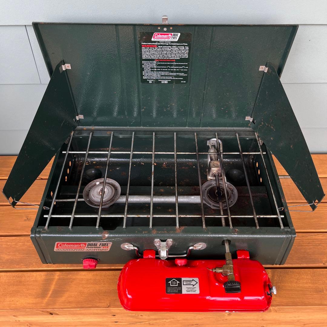 Coleman ツーバーナー　414 インジェクション付き