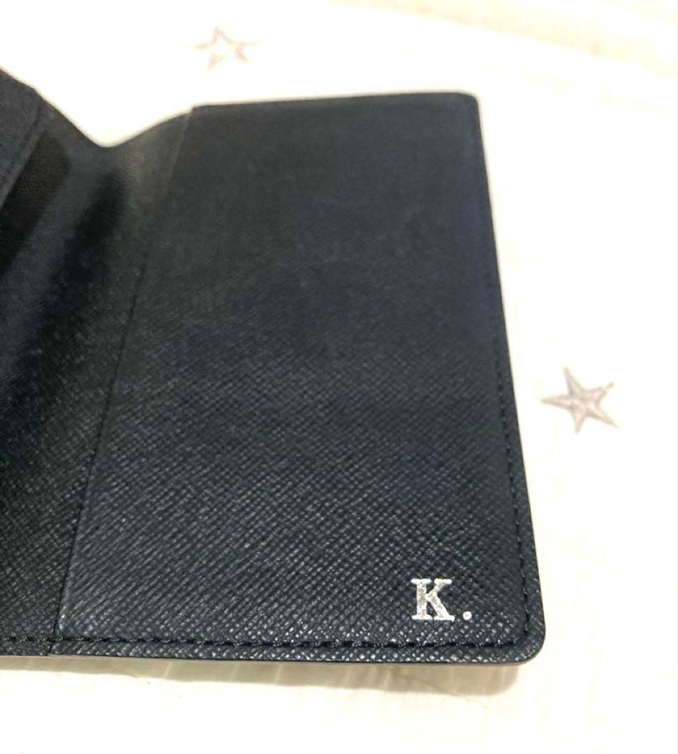 パスポートカバー LOUIS VUITTON ダミエグラフィット イニシャル入り