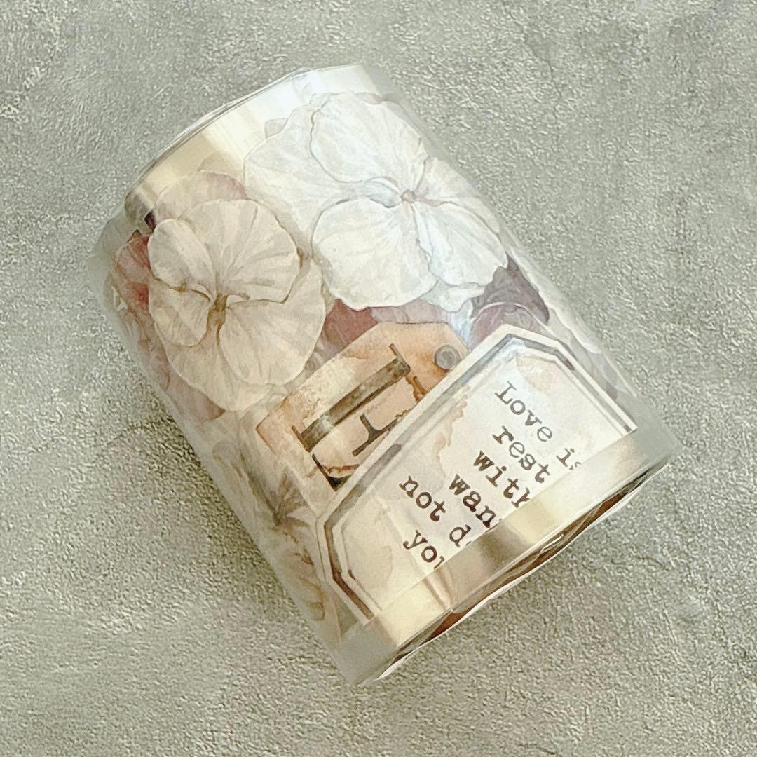 时间格子《迷棕》海外マスキングテープ　マステ 【2389】