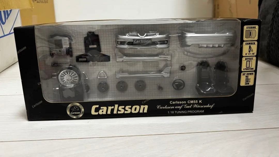 ホットワークス 1/18 メルセデスベンツSLK R171 2点セット 現状品