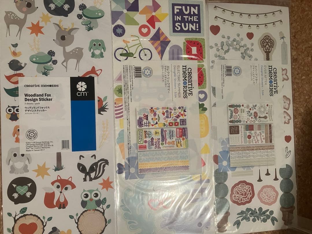 クリエイティブメモリーズ スティッカーなど色々　ピクチャーデイズ⭐️未対応多々あり