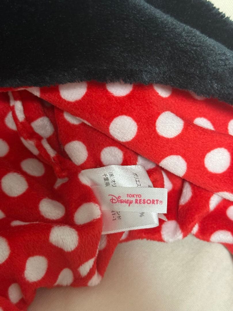 【美品】ディズニー ミニー ファンキャップマフラー