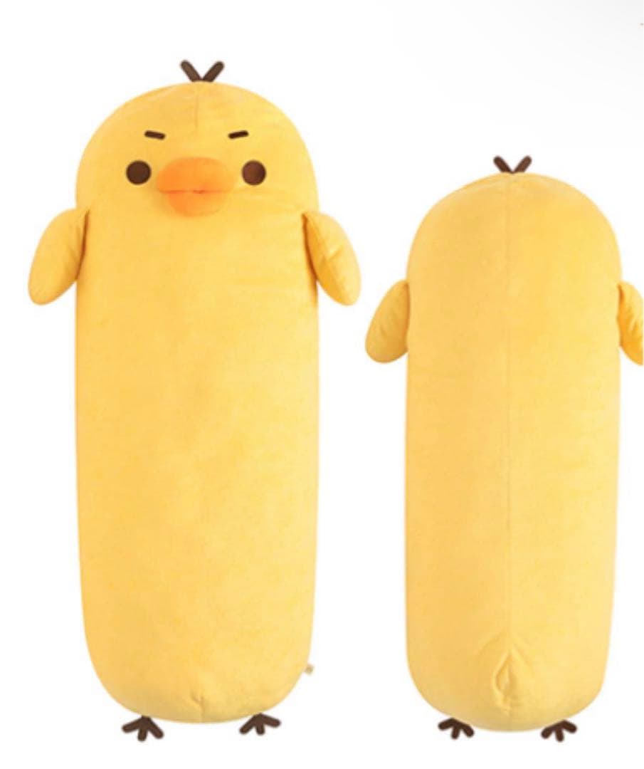 希少　新品　リラックマコラボキイロイトリ ビッグロング抱きぐるみ