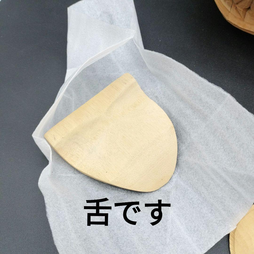 木製 獅子頭 彫刻