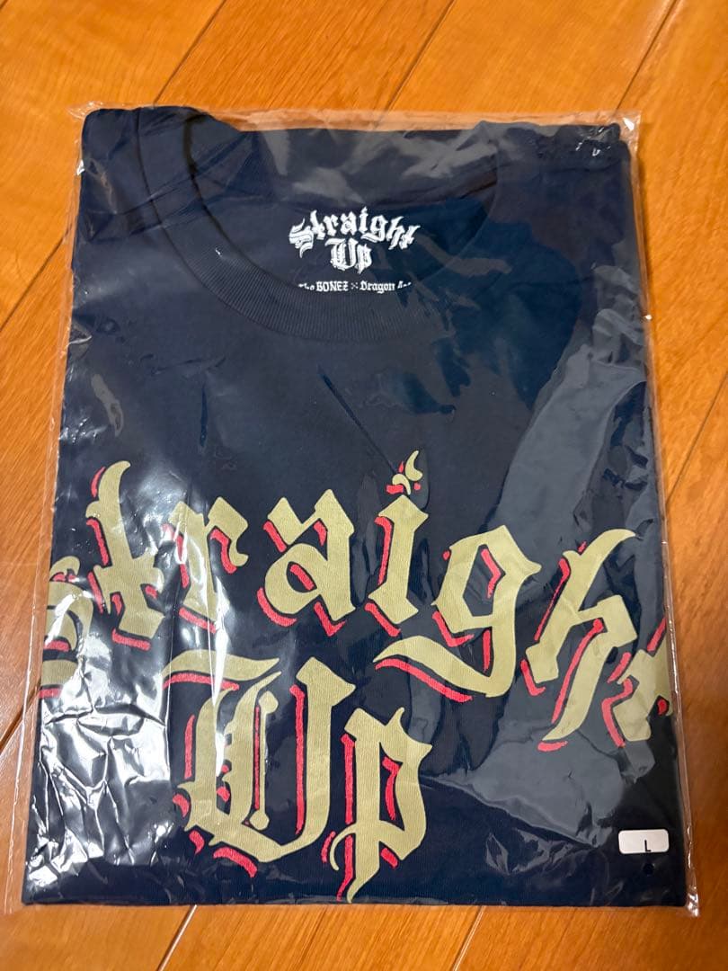 StraighUp Tシャツ モンパチフェス沖縄限定ネイビー　サイズL