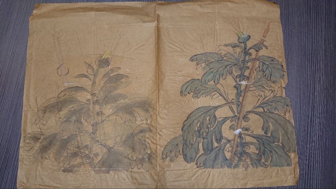 【真作】小倉遊亀　肉筆画、画帳、色紙、下描き、手紙など