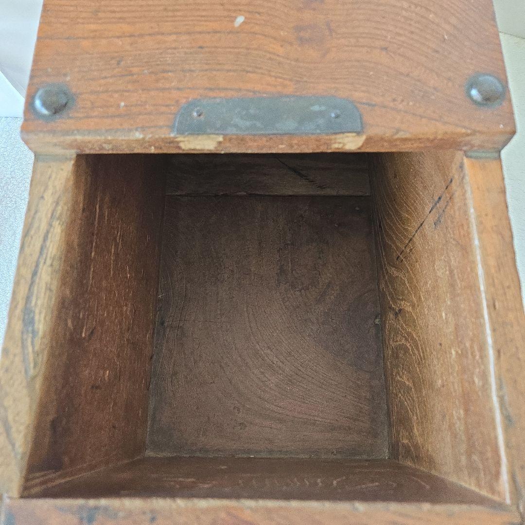 銭箱　鍵付　銭函　千両箱　古民具　古道具　箪笥　時代箪笥　太鼓鋲　大正浪漫