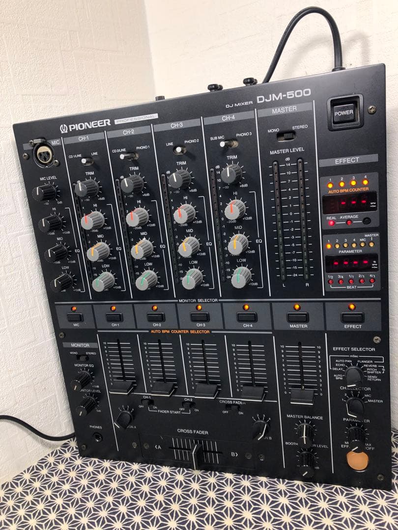 pioneer dj パイオニア　DJM-500 フェーダーメンテナンス