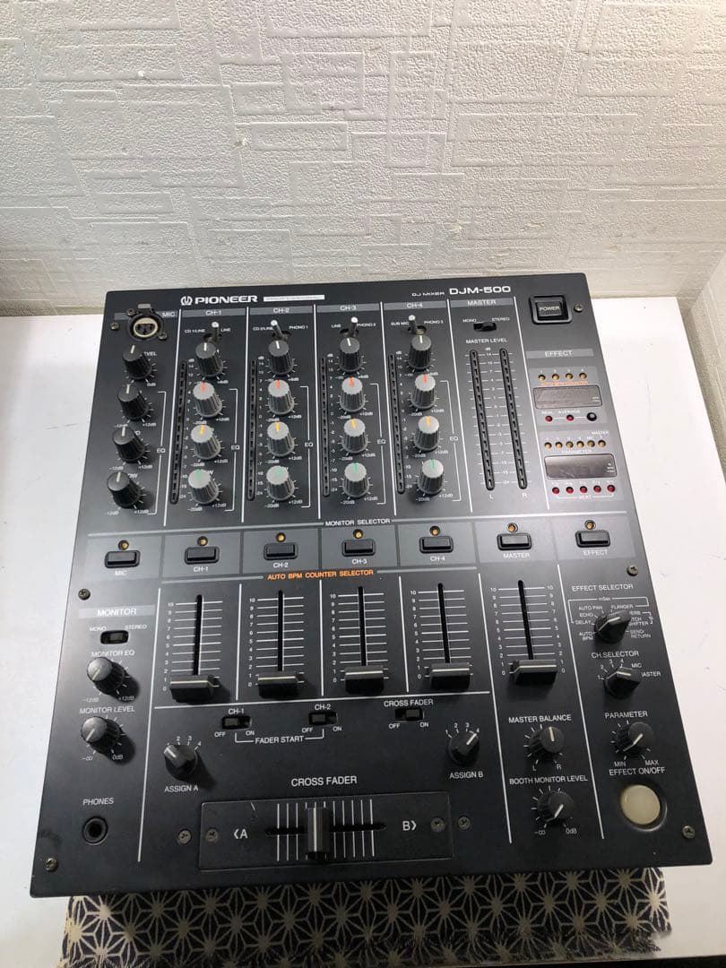 pioneer dj パイオニア　DJM-500 フェーダーメンテナンス