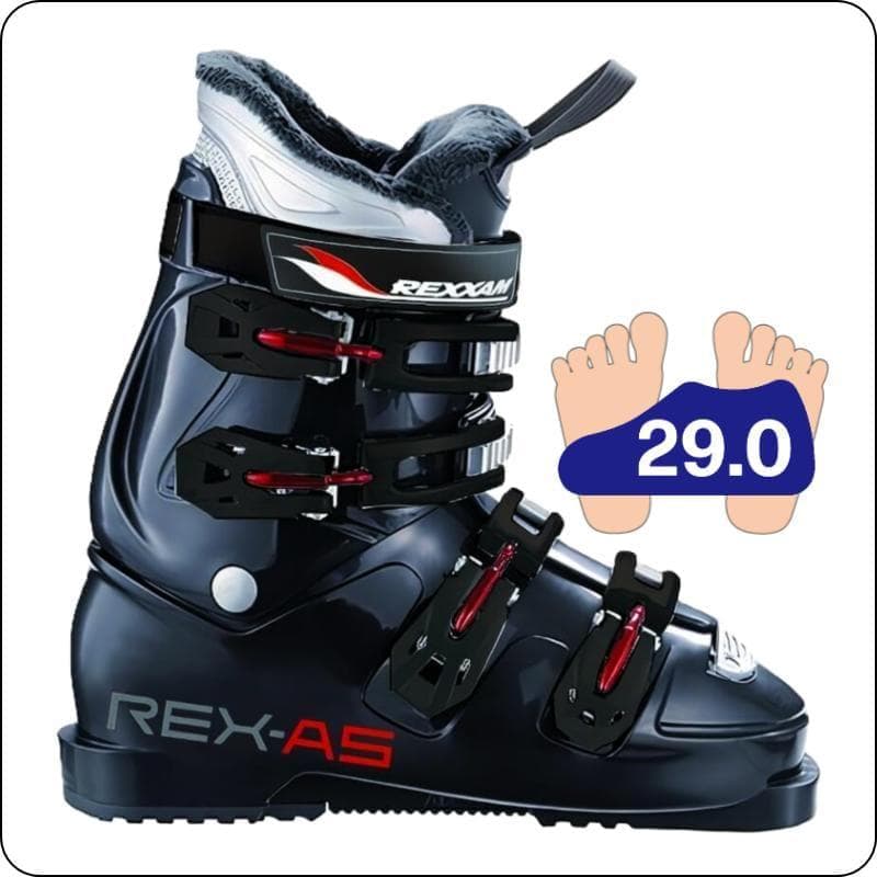 【2026】レクザムスキーブーツ REX A5 ブラック（29.0 ㎝）