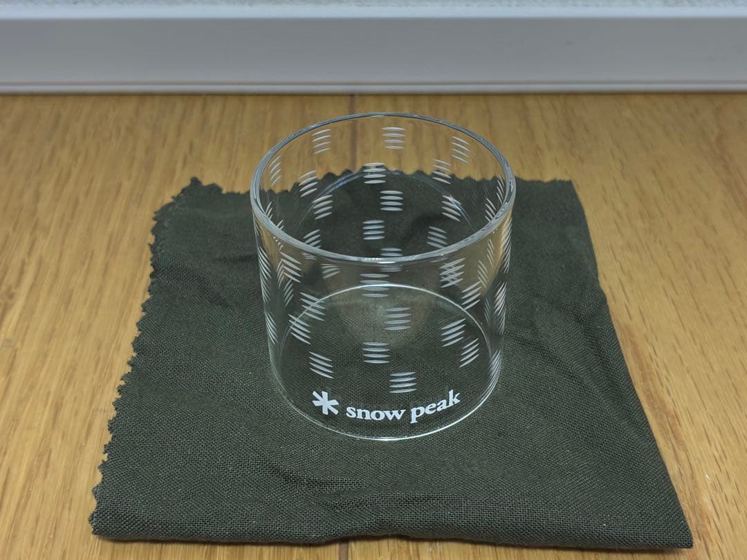 【激レア】スノーピーク　ランタン天グローブ 江戸切子 KASURI PG-202