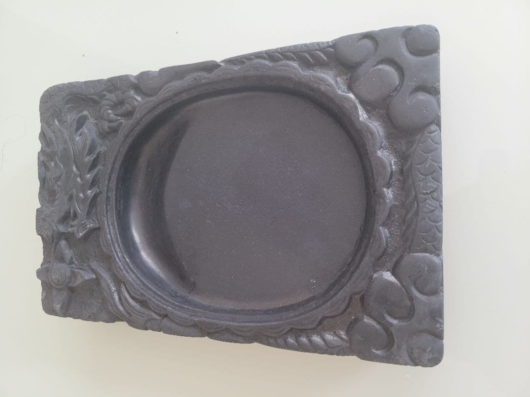 中国 古玩 古美術 雲龍 硯 文房四宝