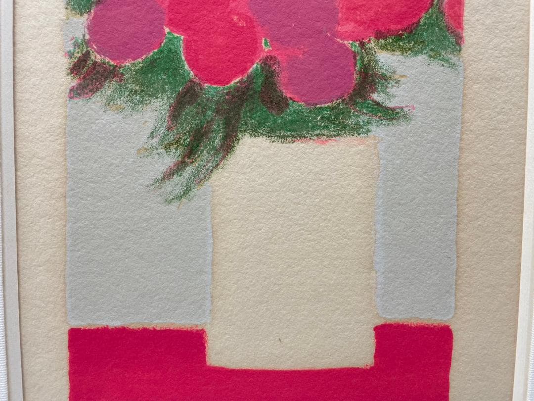 ベルナール・カトラン★春の花束★リトグラフ★E.A.