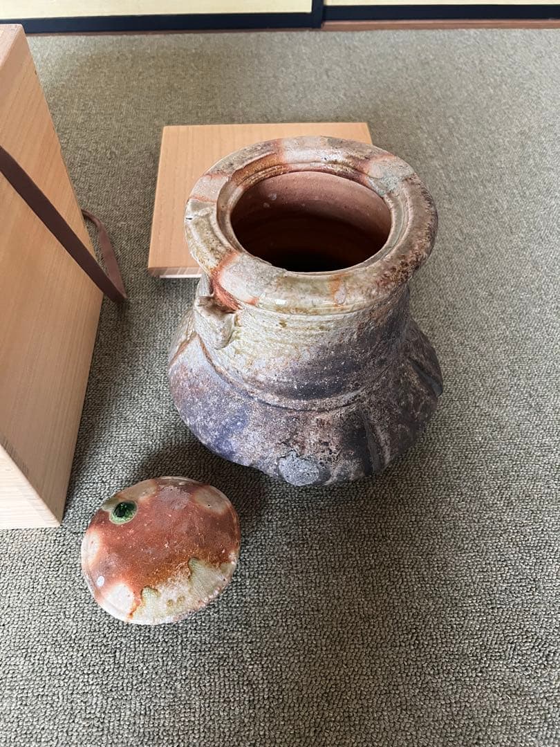 茶道具　水指　杉本貞光