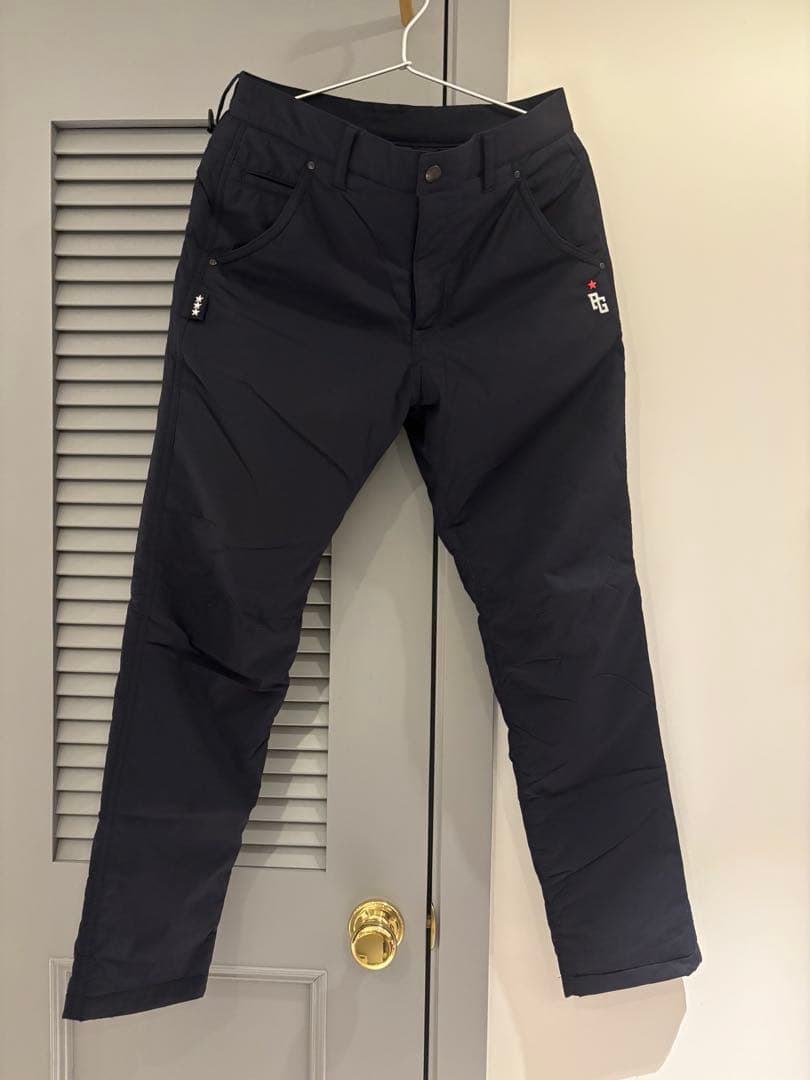 パーリーゲイツ　秋冬用中綿パンツ　暖パン　ネイビー