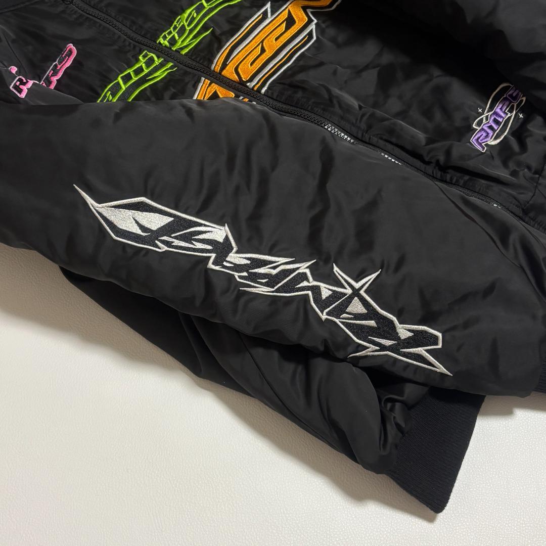 希少 THE RAMPAGE ワッペンジャケット 16 受注生産 L 黒 LDH