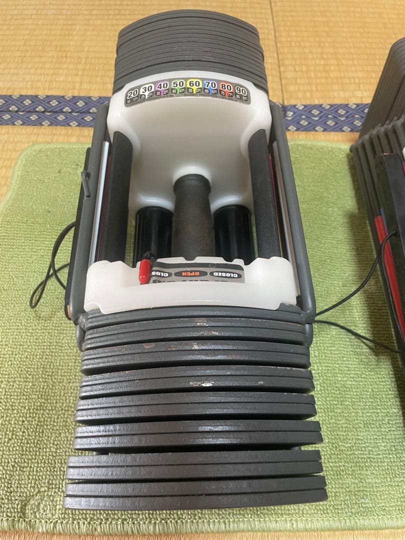 TOP FILM 可変式ダンベル 筋トレ 41kg ①