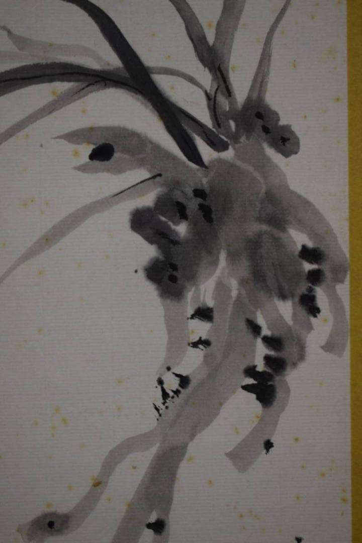 真作/南風散人/花画賛/花鳥/布袋屋掛軸HJ-904