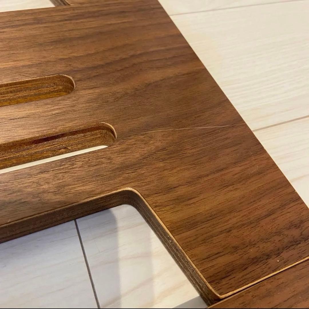 【美品】TheArth クル次郎ンドル ウォルナット／ざぁ〜す ヘキサテーブル