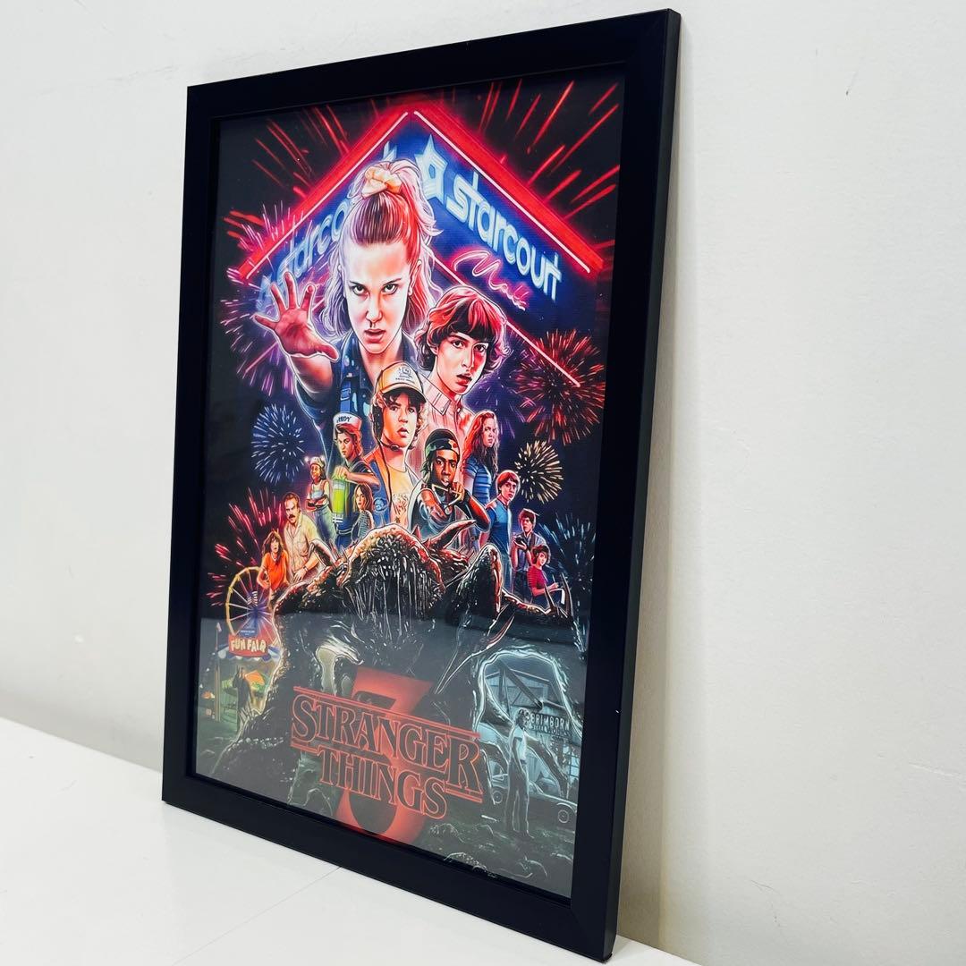 【専用出品】額付きポスター ストレンジャーシングス5枚セット(新品)