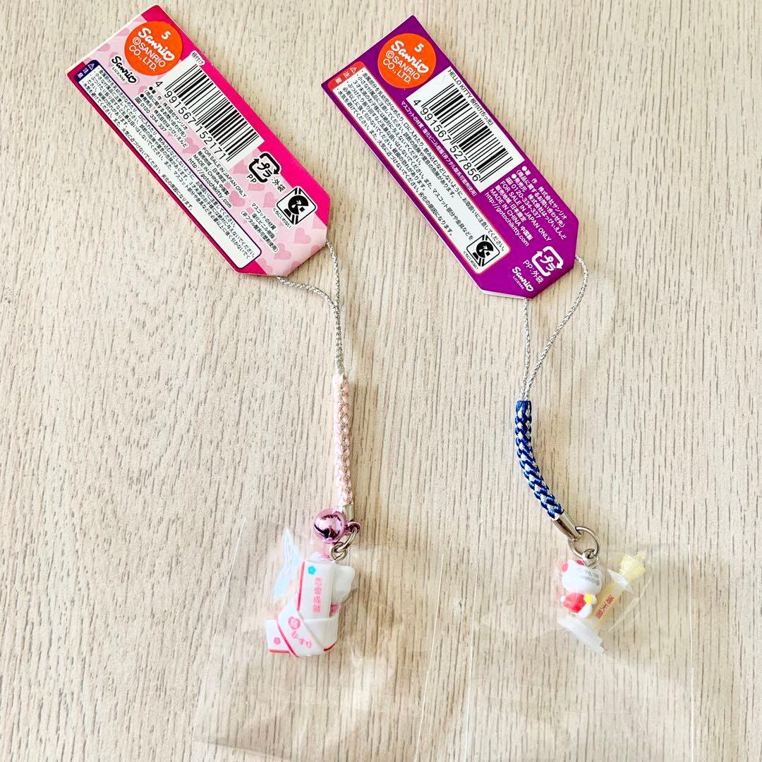 大阪　京都　ご当地キティ　ハローキティ　根付け　ストラップ　曽根崎　清水寺　舞妓