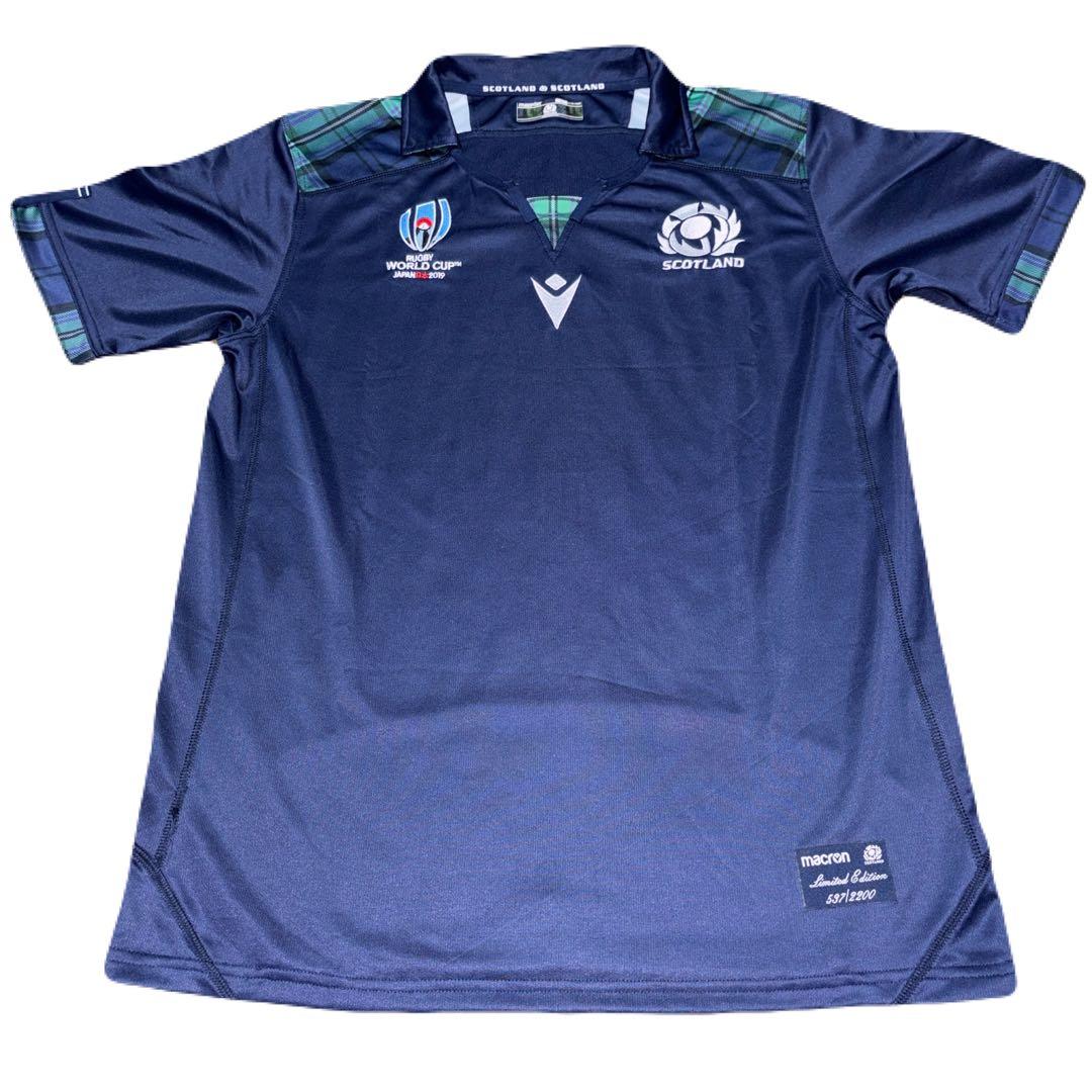 【激レア・美品】ラグビースコットランド代表2019 ユニフォーム 限定品ジャージ