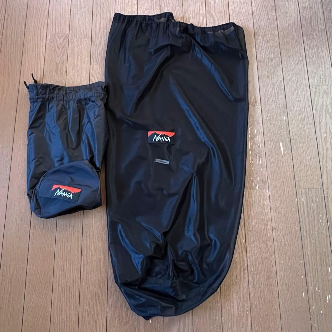 美品 ナンガ オーロラ600DX 山渓別注モデル オールブラック