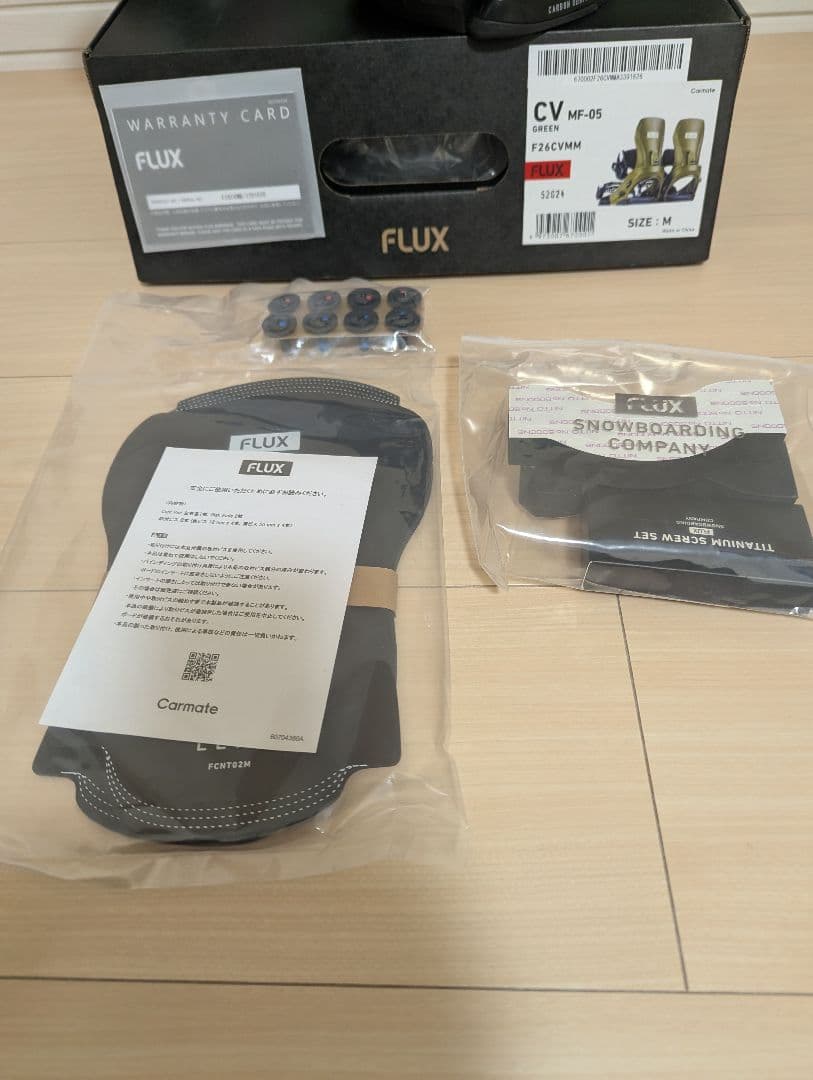 FLUX CV MF−05 フラックス スノーボード ビンディング　Mサイズ