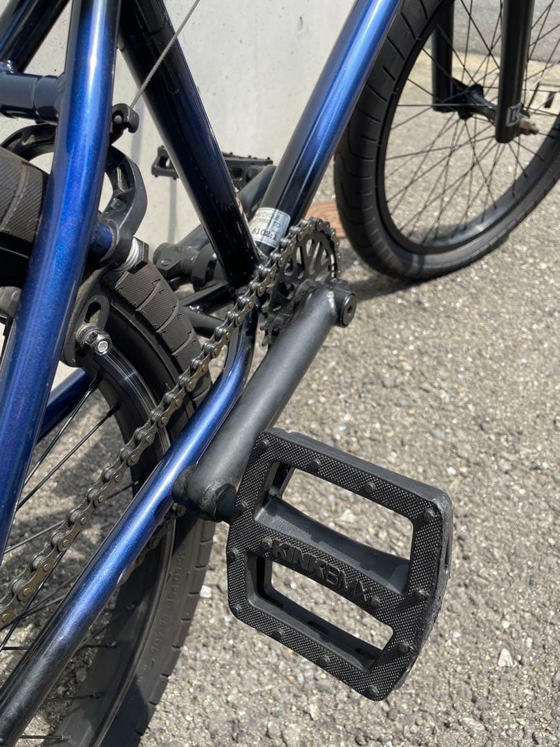 KINK BMX 20 室内保管、走行少、美品 レアブレーキ付 ブラック ブルー