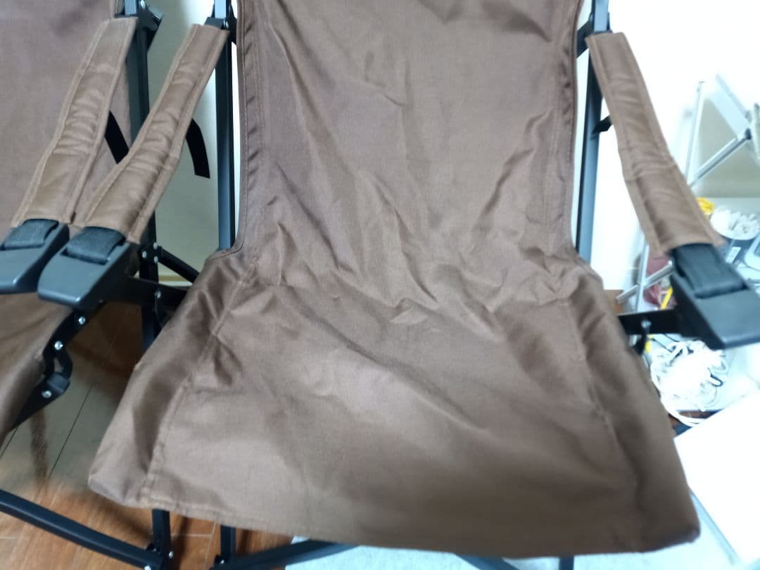 【廃盤品】ユニフレーム　UFチェア100 ブラウン×2脚セット【送料込み】