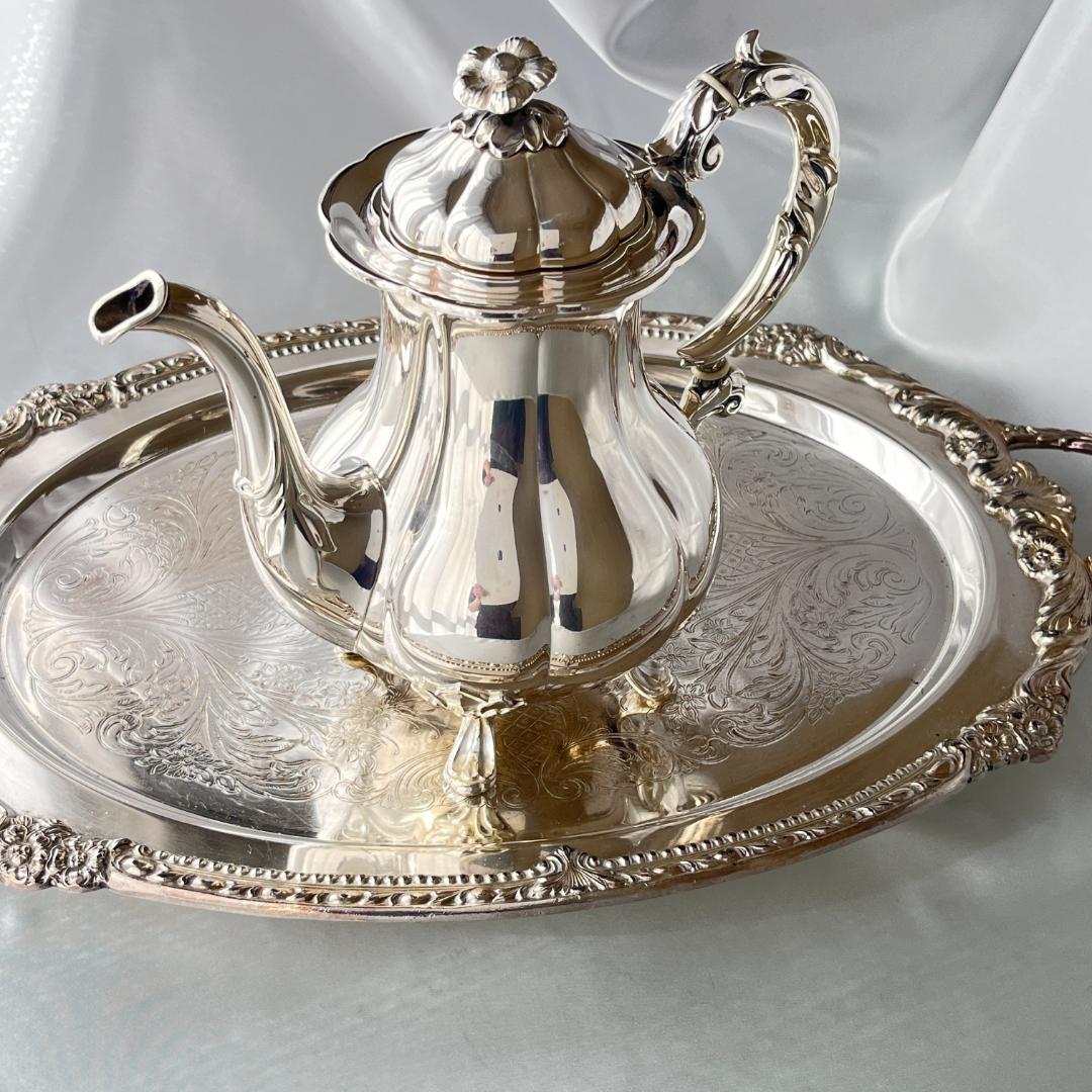 【Cohr】コーヒーポット【シルバープレート】デンマーク