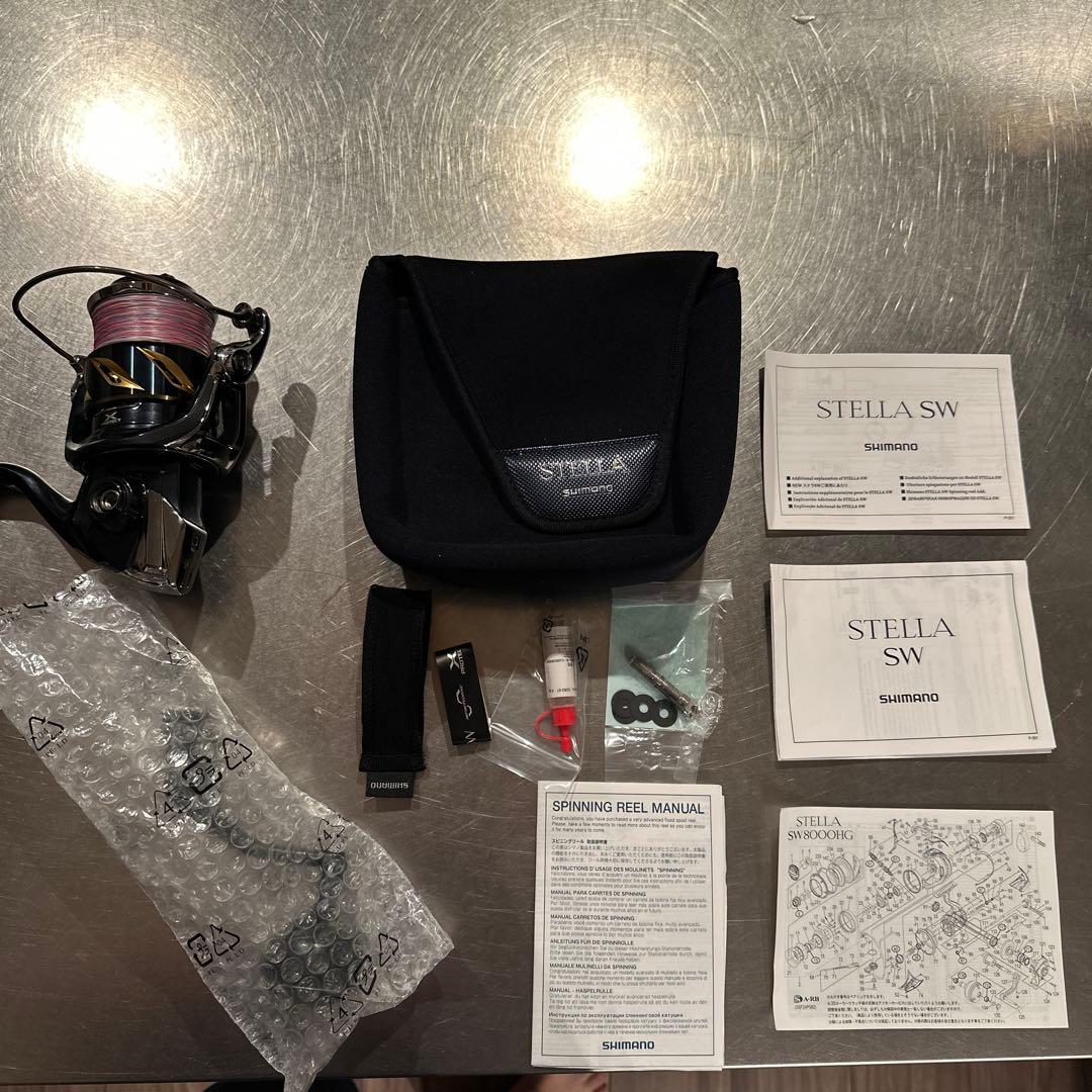19 シマノ ステラSW8000PG 3号ライン付き